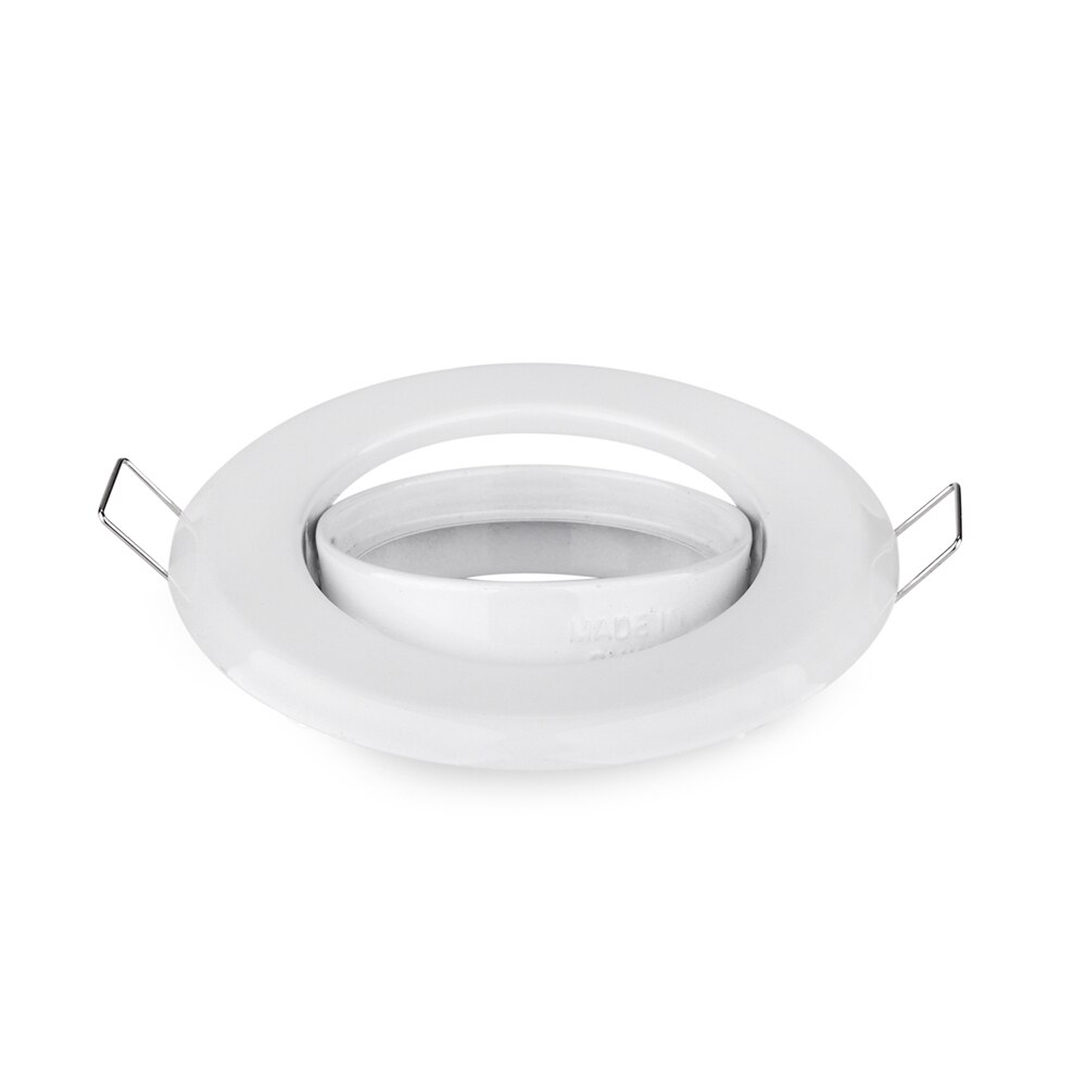 Iron lamp Trims Recessed Led Ceiling Light Frame Gu10 Fittings White Downlight Holder