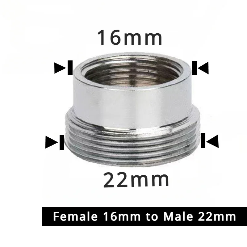 Stainless Steel Faucet Connector M22 To M20 M18 M1/2" Thread Joints Water Purifier Accessory Kitchen Water Tap Adapter Fittings: Blue