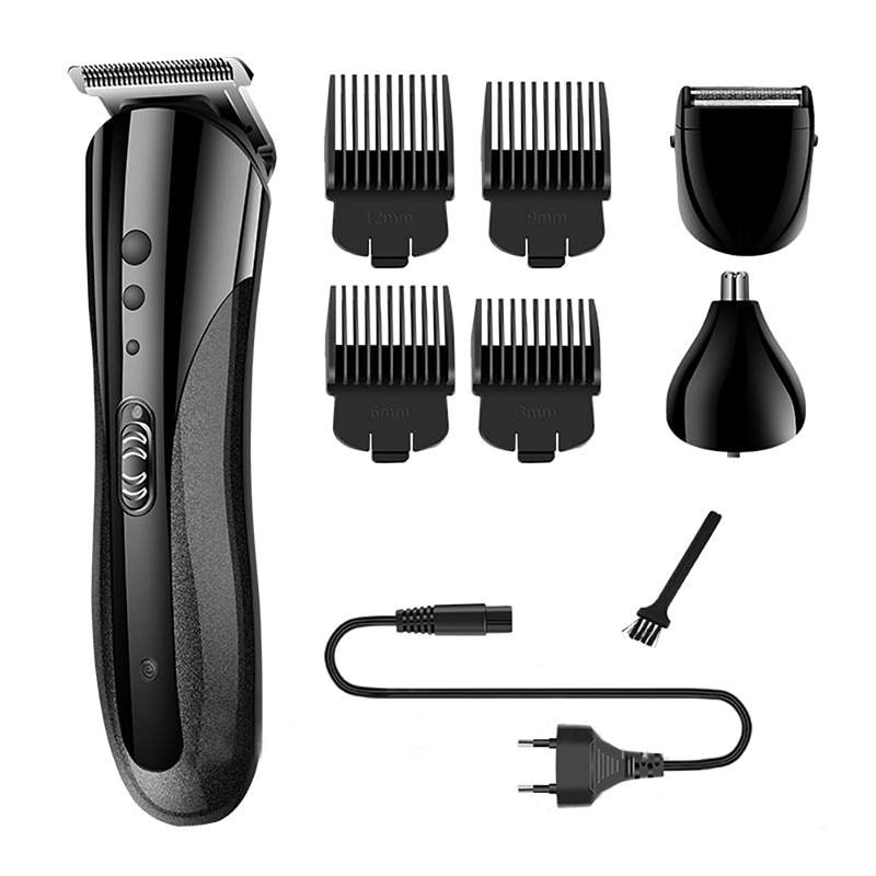 3 en 1 Kemel bigote Trimer Kamei barba Rasor Kmei Whisker cortador eliminar nariz pelo Trimmer Keimei depiladora Nasal Kimei sideburn