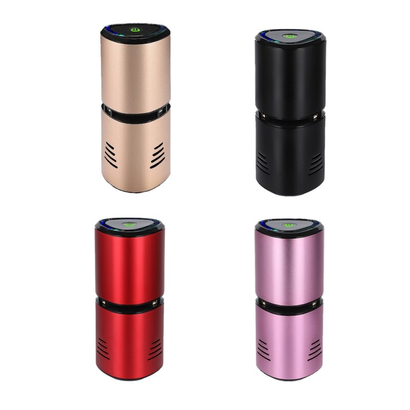 Travel-Sized Car Air Cleaner Personal Negative Ion Air Purifier Car Deodorizer for Removing Smoke, Pet Dander, Odors