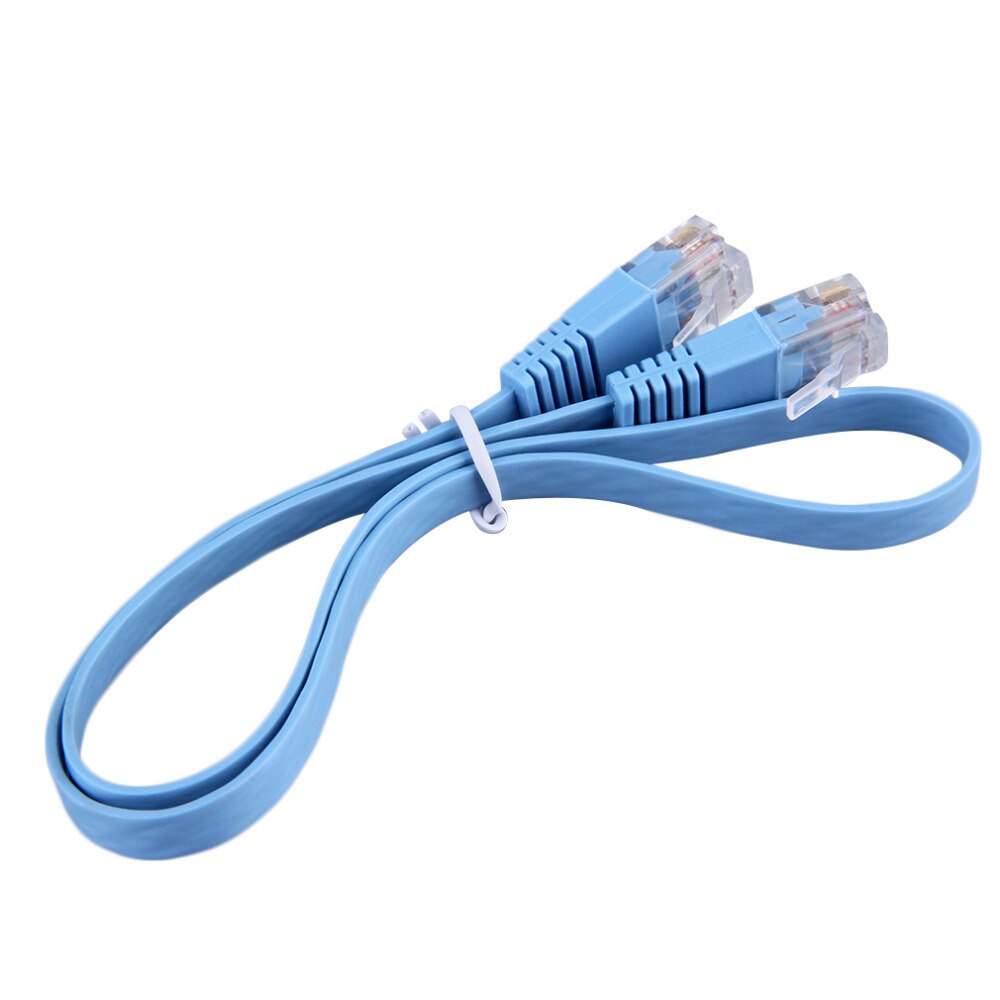 2M 1m RJ45 Ethernet Network LAN Cable CAT6 Channel 8P8C Patch Cable Router Length Flat Reticle Network Cable 0.5m