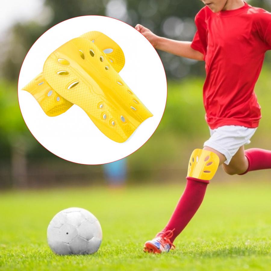 1 Pair Football Shin Pads Plastic Soccer Guards Leg Protector For Kids Adult Protective Gear Breathable Shin Guard 5 Colors Gear