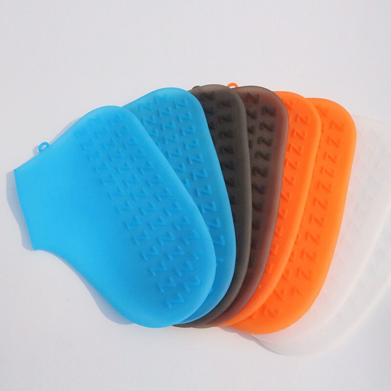 Reusable Elastic Silicone Overshoes Waterproof Shoe Cover Non-Slip Rain Socks Shoe Protectors Unisex Shoes Outdoor Protection
