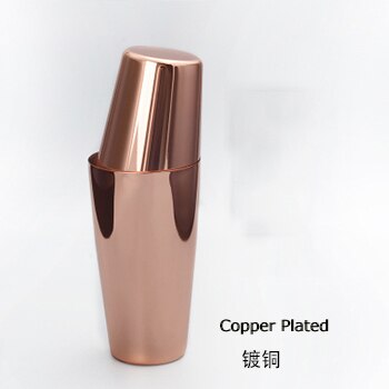 Cocktail Boston Shaker Bar Cocktail Shaker Tin/Tin Shaker Stainless Steel Bar tool: Copper Plated
