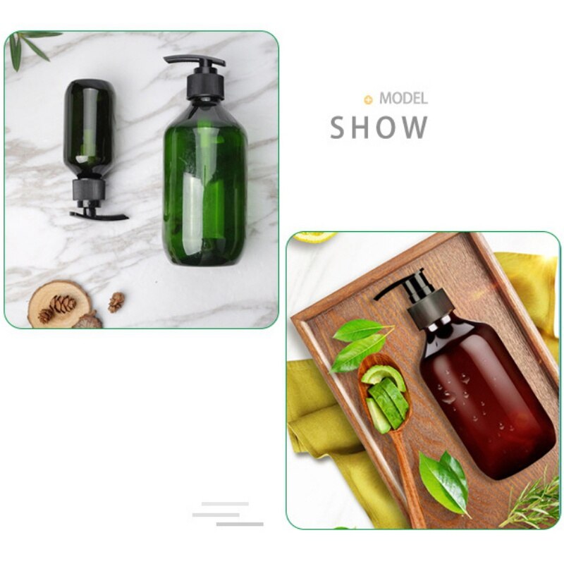 Bouteille de rangement marron shampooing de bain nordique lavage des mains bouteilles vides Lotion liquide sous-bouteille distributeur de savon