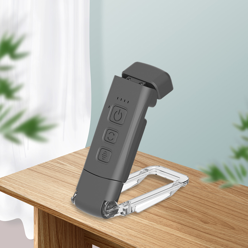 Usb-oppladbar mini-nattlampe øyebeskyttelse bærbar klips skrivebordslampe 500 mah bokleselampe justerbar lysstyrke 15 gir