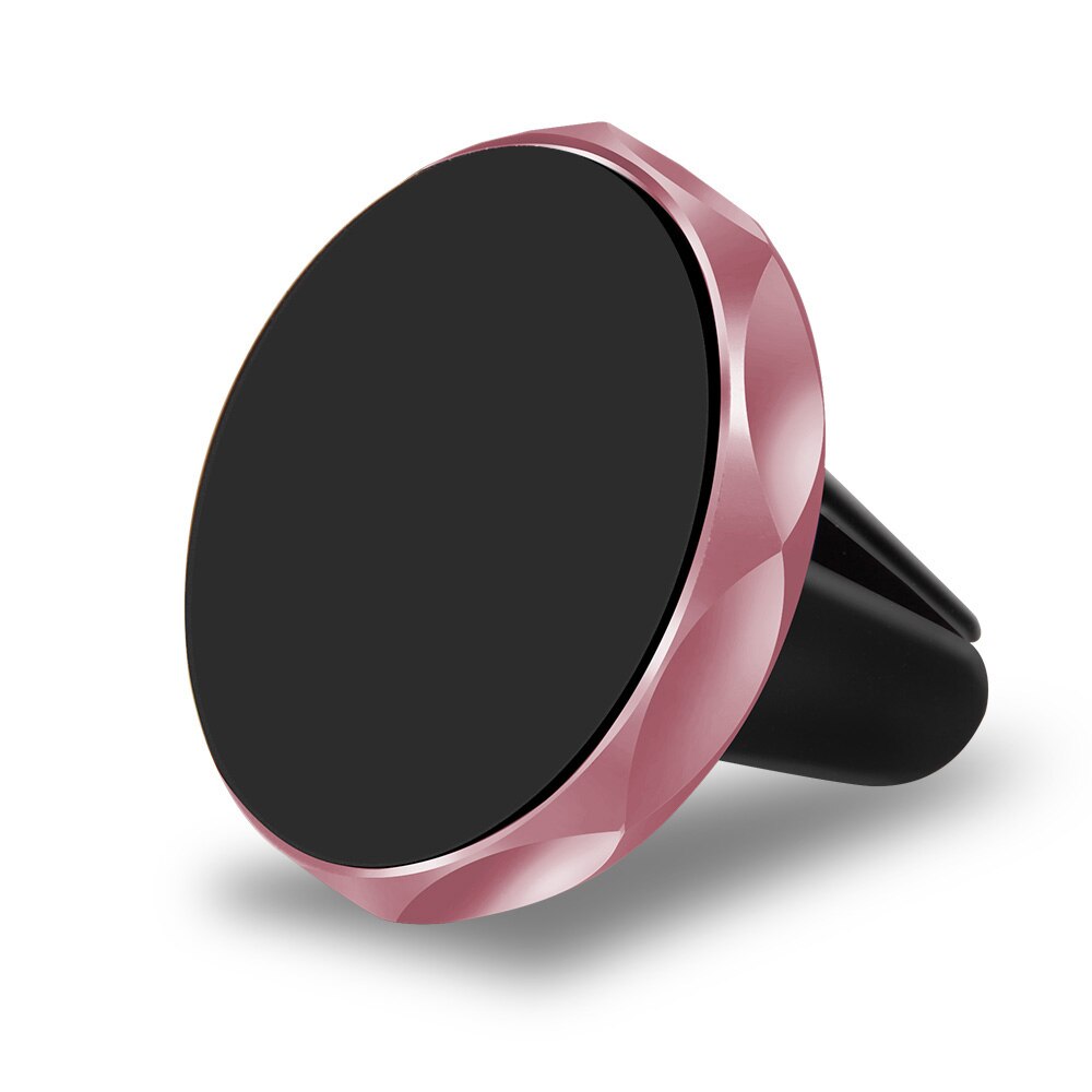 Olaf Ruit Universele Magnetische Auto Telefoon Houder Voor Iphone 6 7 8 Plus X Air Vent Mobiele Telefoon Car Mount stand Houder Voor Xiaomi: Rose gold