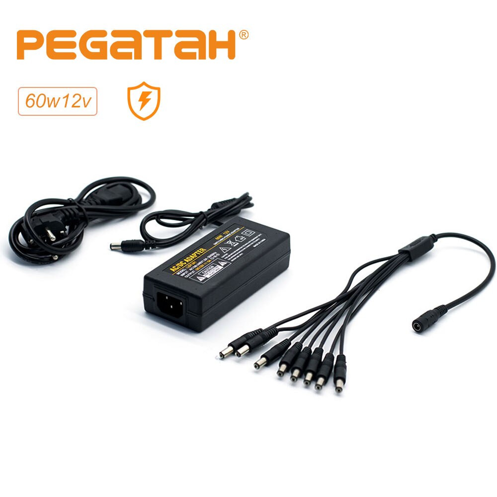 12 V Voeding Universele DC12V Power Adapter 5A Ac 12Volt Electoronic 12 V Voeding Lader