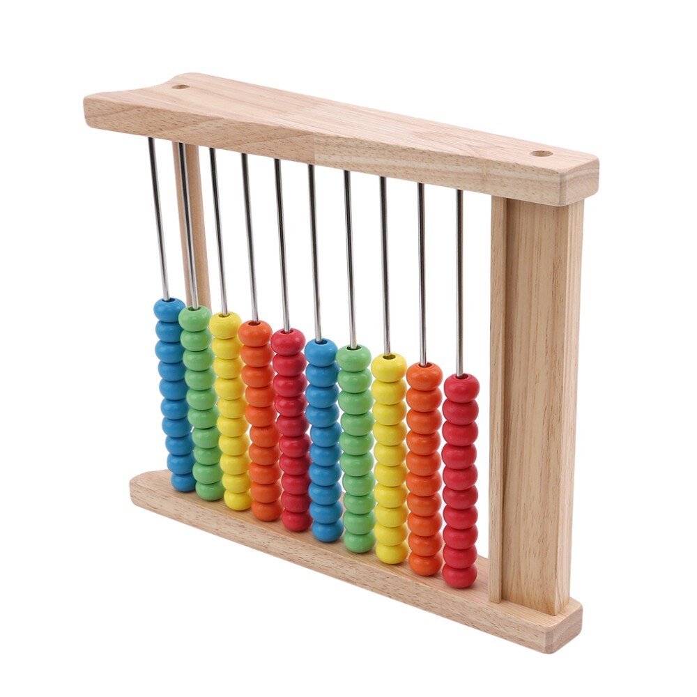 Wooden Children Beads Rainbow Abacus Arithmetic Calculation Puzzle Operation Math Toys Learning Education Puzzle Toy Style