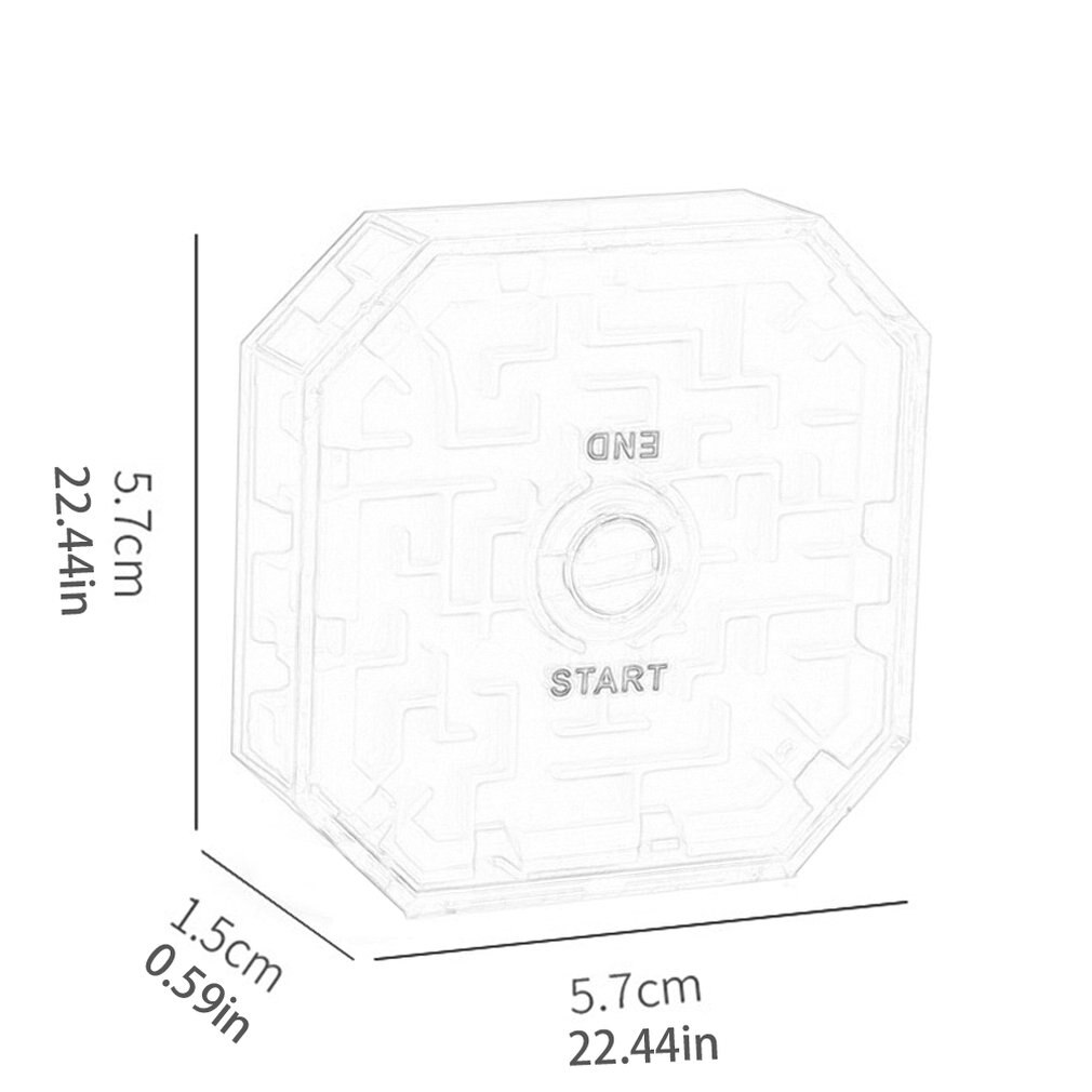 Children'S Intelligence Balls Solid Maze Decompression Mini 3D Maze Ball Toys Savings Consciousness