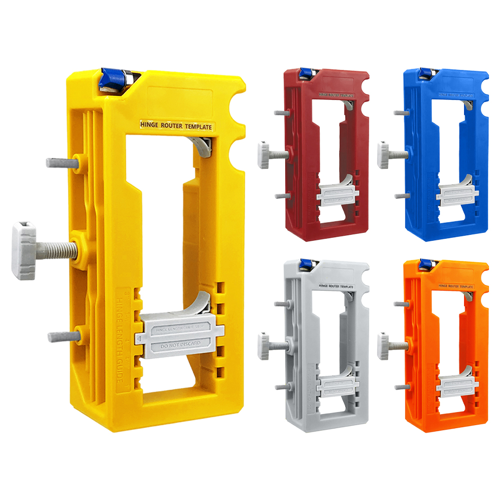 Door Hinge Mortiser Hinge Installation Kit Door Hinge Router Template Hinge Tool for 3 Inch To 5 Inch Hinges