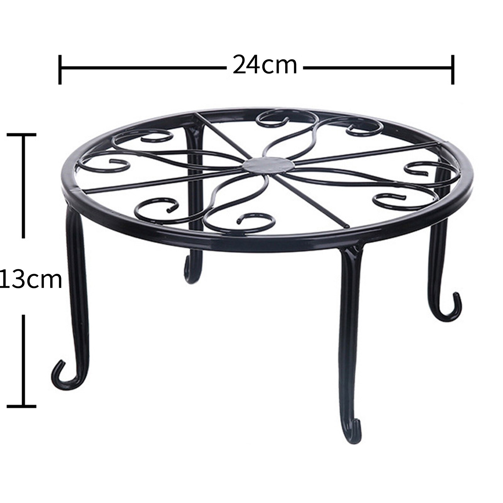 Iron Flower Pot Rack Single Layer Small Flower Rac... – Grandado