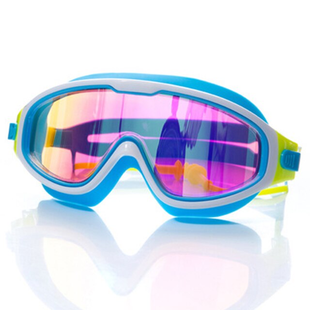 Yuke Waterproof Silicone Kids Swim Goggles for Children swimming glasses with Earplug Nose Clip Swim cap bag Set pool Eyewear