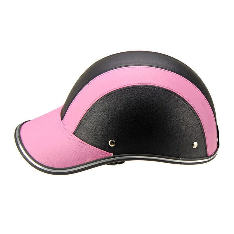 Fietshelm Fiets Motorfiets Unisex Mannen Vrouwen Verstelbare Veiligheid Helm Lichtgewicht Half Helm: Roze