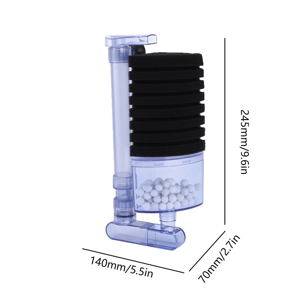 Multifunctional Reusable Fish Tank Supplies Air Purifier Water Filter Water Tank Supplies Water Tank Filter