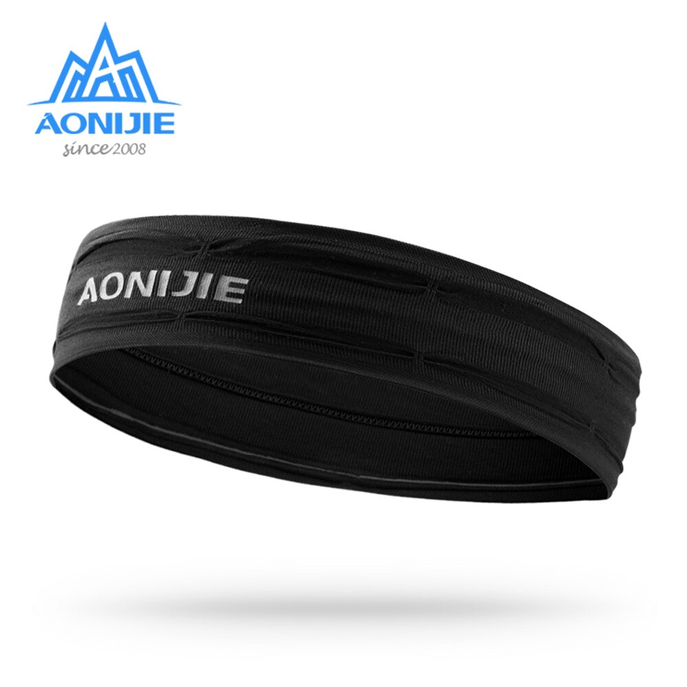 Aonijie Workout Hoofdband Antislip Zweetband Wrist Band Zachte Rekbare Bandana Running Crossfit Yoga Fitness Running E4086