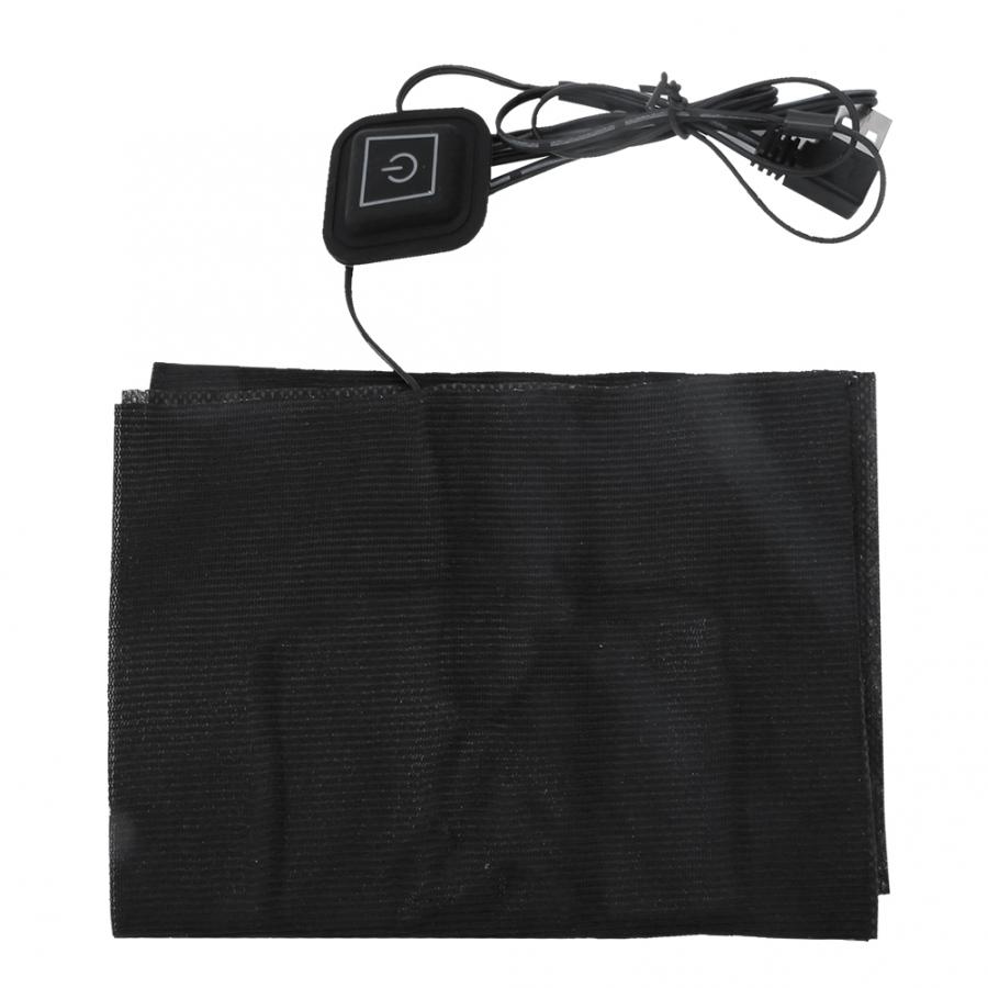 Usb elektrische verwarmingsmat 5v 2a usb elektrische stoffen verwarmingsmat verwarming voor taille buikkussen huisdierverwarmer voor kampeeraccessoires