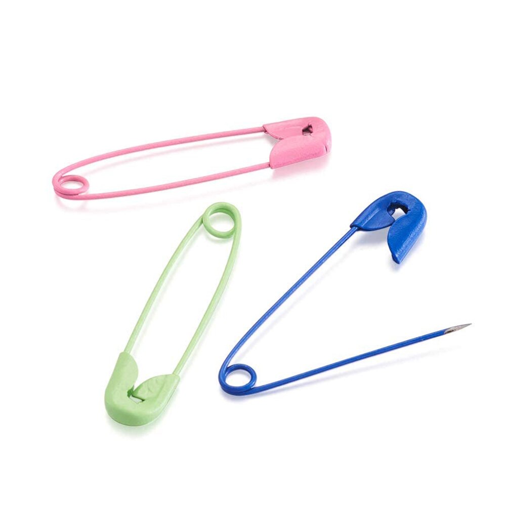 Fargerike sikkerhetsnåler metallklær festeklips nå... – Grandado, image size:1000x1000