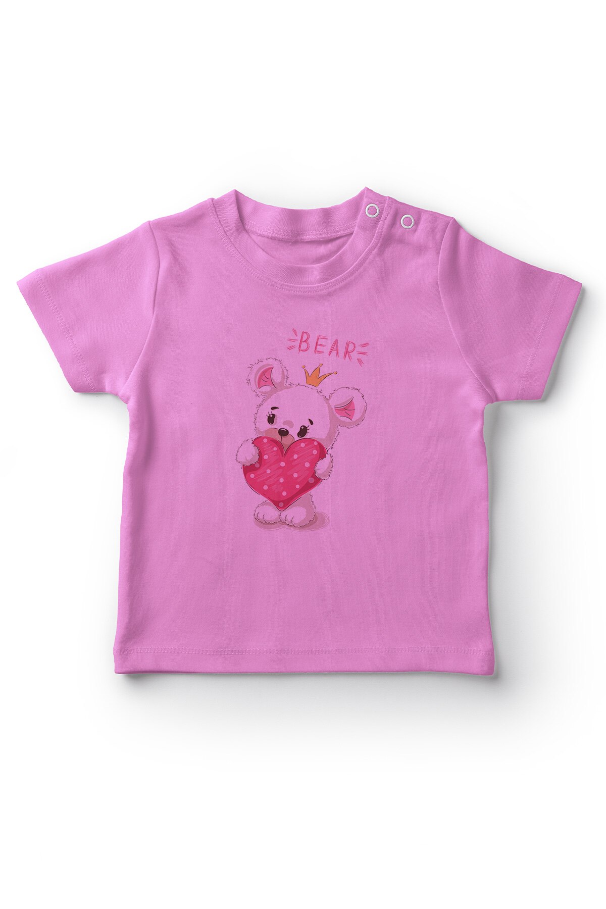 Angemiel Del bambino in Possesso di Cuore orsacchiotto orso Del bambino Della Ragazza T-camicia Rosa