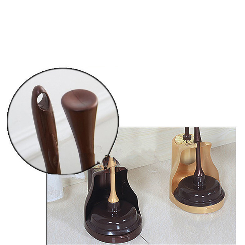 Plastic Manual Drain Plunger Strong Washer Toilet Tool With Toilet Brush Set Handle Kitchen Toilets Bathroom Cleaning Tool