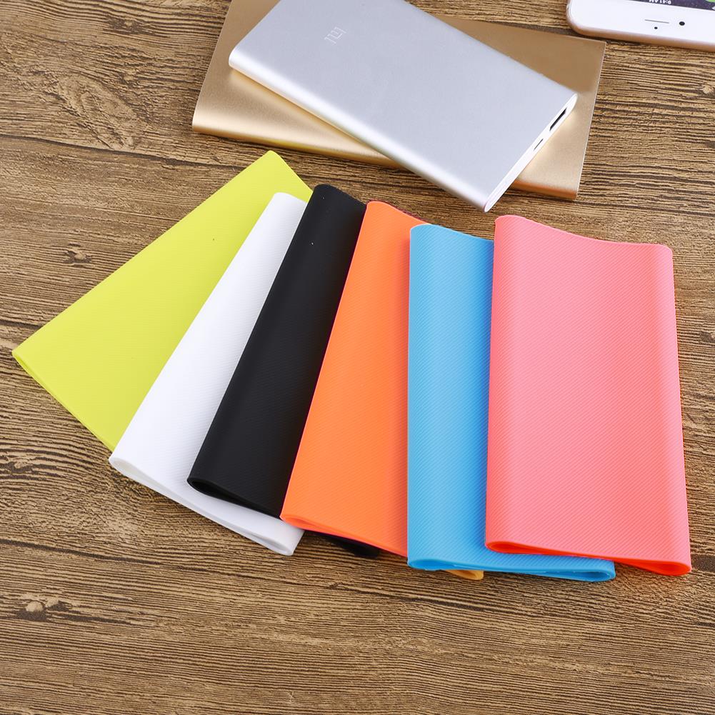 Antislip Silicone Power Bank Case Pack Box Voor Xiaomi Power 10000Mah Draagbare Externe Batterij Case