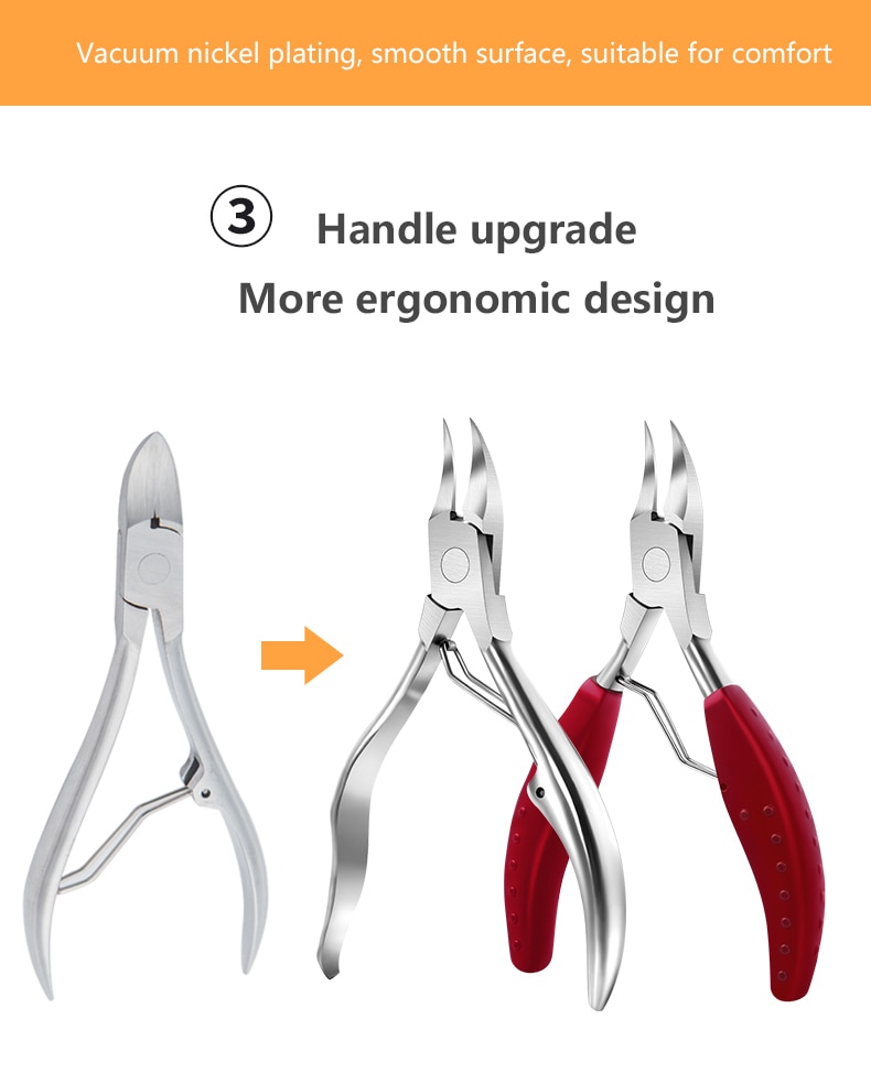 Nail Clipper For Cuticle Cutters Ingrown Toenail Clipper Pedicure Manicure Tool