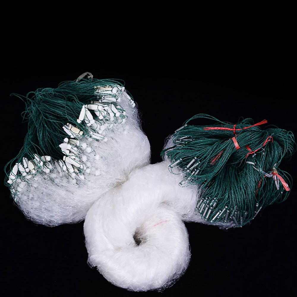 20m Monofilament Fishing Gill Network Single Layer Fishing Net Outdoor Sport Fish Gillnet Trap Fishing