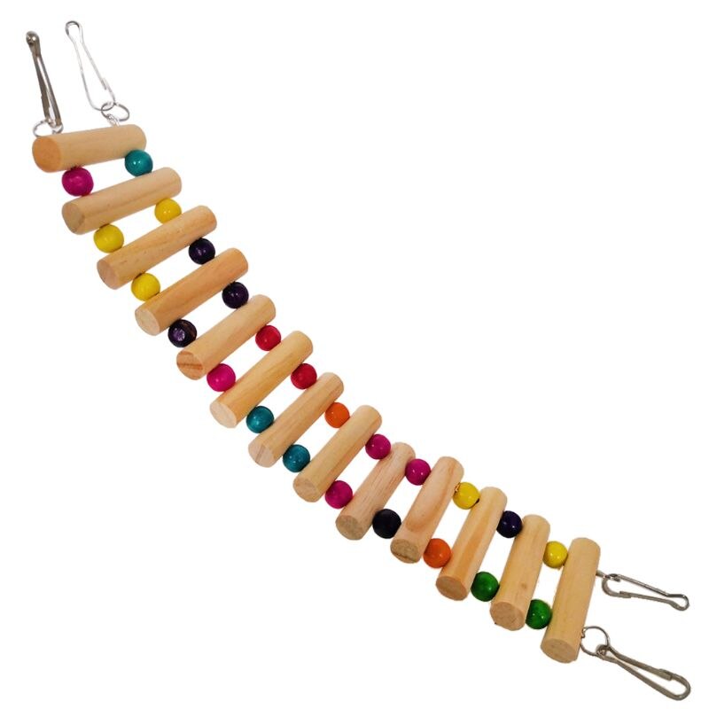 3 pièces perroquet Cage jouet écureuil Hamster écureuil hamac nid d'oiseau balançoire échelle petit Animal oiseau Cage Kits de jouets