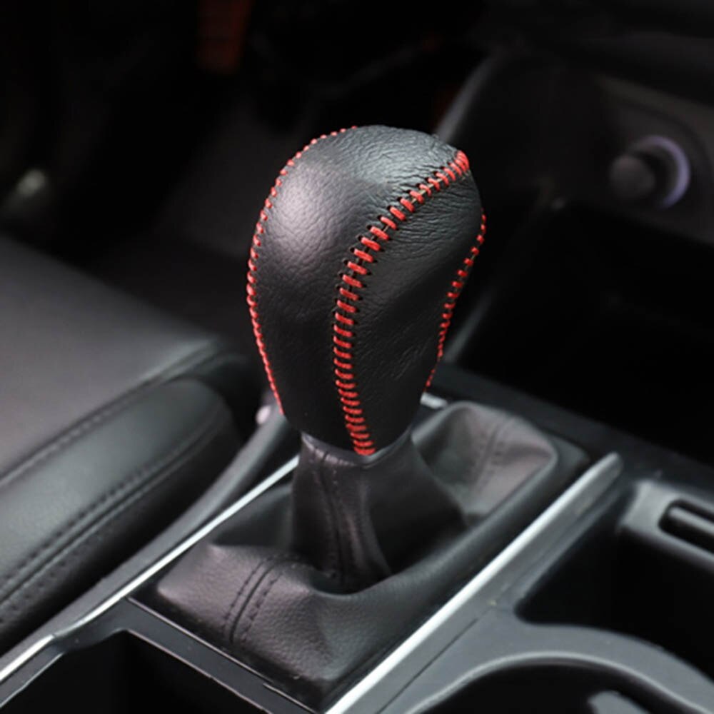 Auto Styling Leather Cover Automatische Versnelling Hoofd Pookknop Gear Shift Halsbanden Case Voor Hyundai Tucson