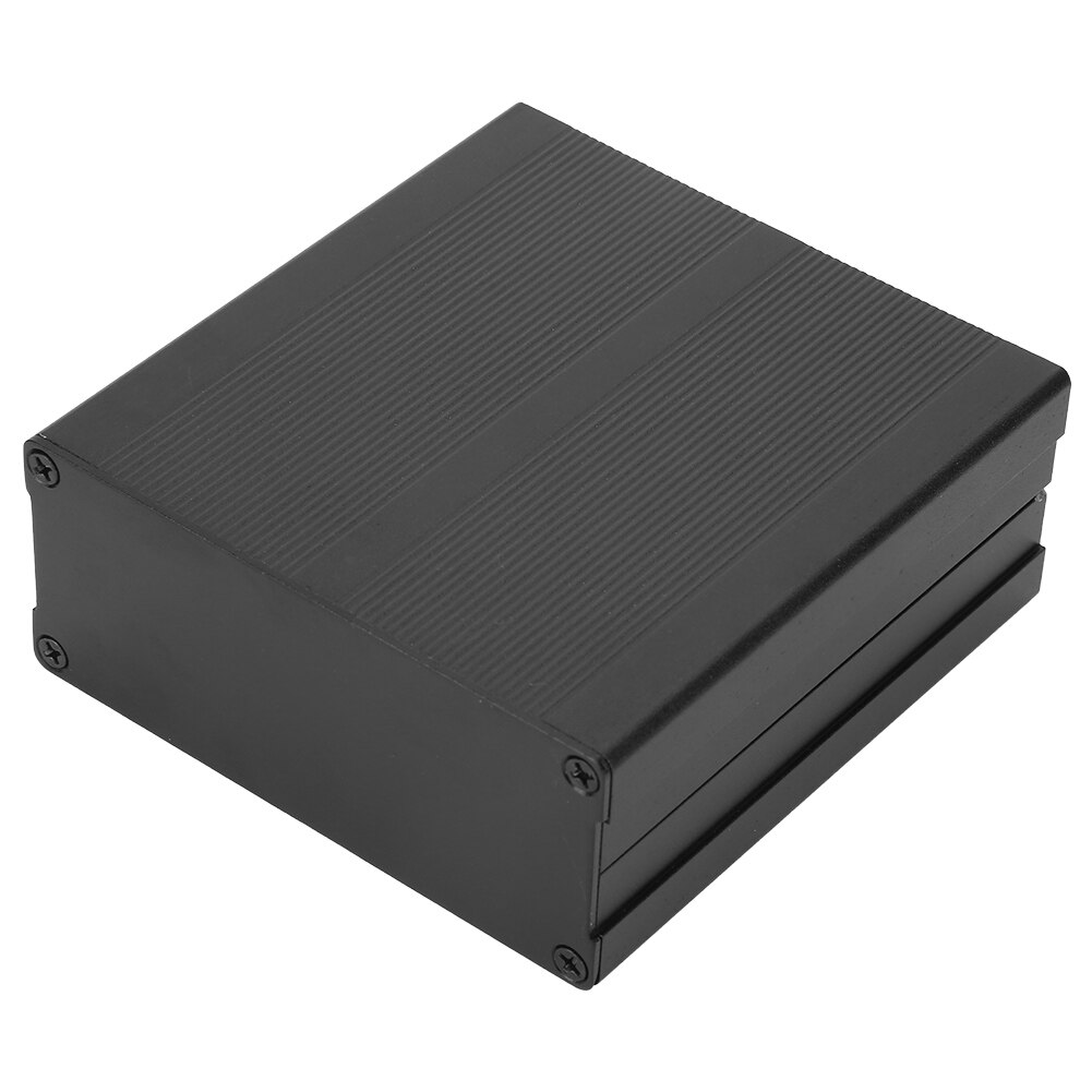 Matte Black Aluminum Printed Circuit Board Instrument Box Enclosure Electronic Project Case Housing Baffle Screw