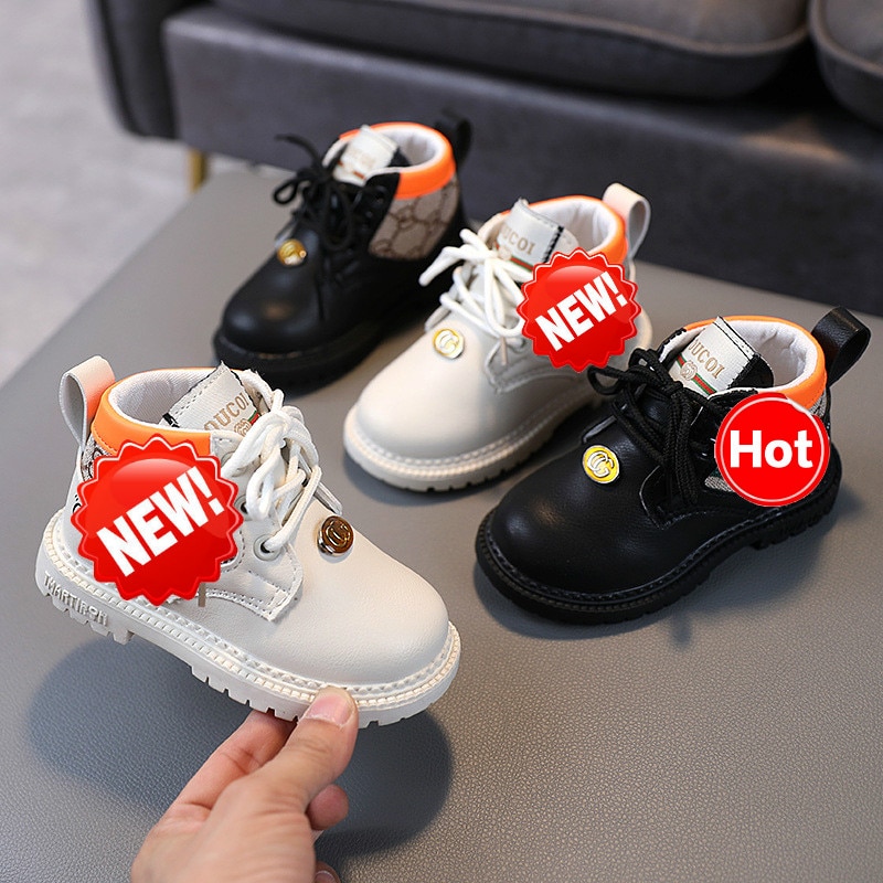 Bottes en caoutchouc antidérapantes pour bébés filles et garçons, chaussures à la pour enfants, tailles 21 à 30, printemps et automne