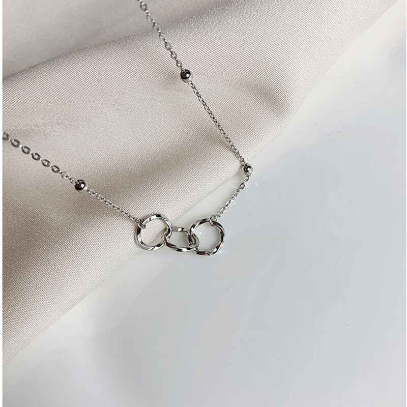 925 exquisite kleine runde fußkettchen aus sterlingsilber für damen, schlichter sommerlicher boho-schmuck