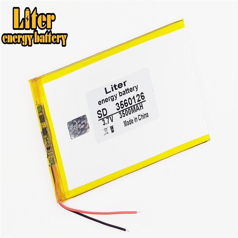3.7 V lithium polymer battery 3500 mah 3560126 tablets DIY mobile power