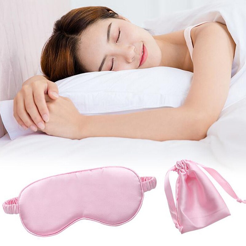 Zijden dubbelzijdige schaduw slaapmasker slaapmasker ooglapje blinddoeken slaapmasker gezondheidsschild slaapmasker