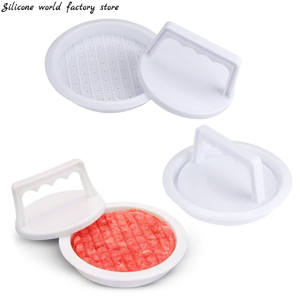 Silikon Quaddel Hamburger Presse Kunststoff Burger Fleisch presse Einfügen tchen Hersteller Grill Burger Hersteller bilden Küchen werkzeug Hamburger Herstellung Formen