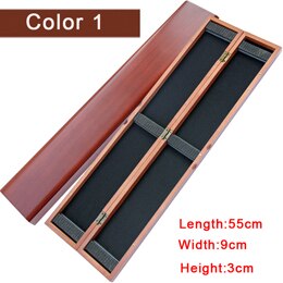 Wooden Fishing Float Box Bobber Buoy Buoyage Floater Fortune Paulownia Wood Storage Case For Float Fishing Tackle Box: Color 1