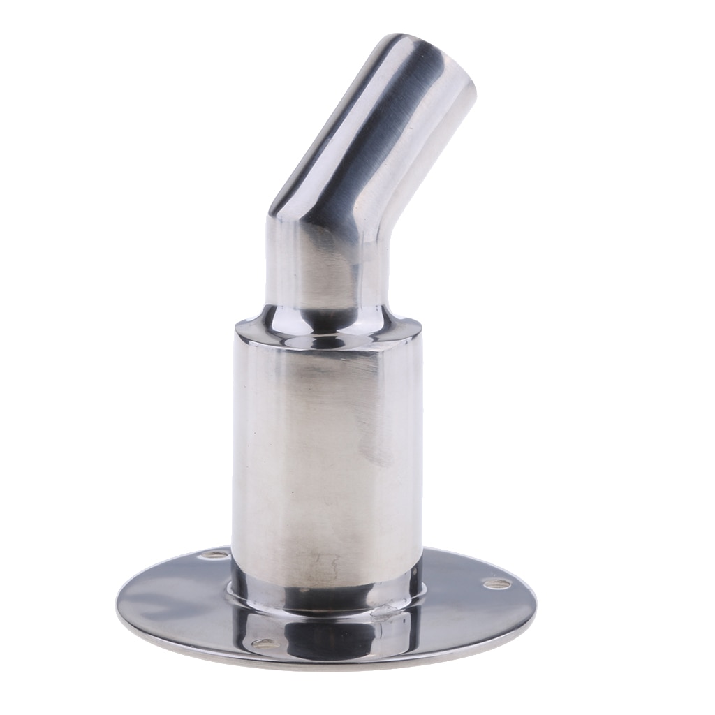Silver Boat Stainless Steel 90 Degree Thru Hull Tube Pipe Socket Hardware