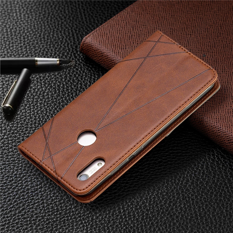 Huawei Y6s Caso di Cuoio Magnetico Sottile di Caso di na per Huawei Y6s Y 6 s Y6 s Y9s Y 9 s y9 s 2019 2020 di Vibrazione Del Basamento Della Copertura Del Telefono Aziendale