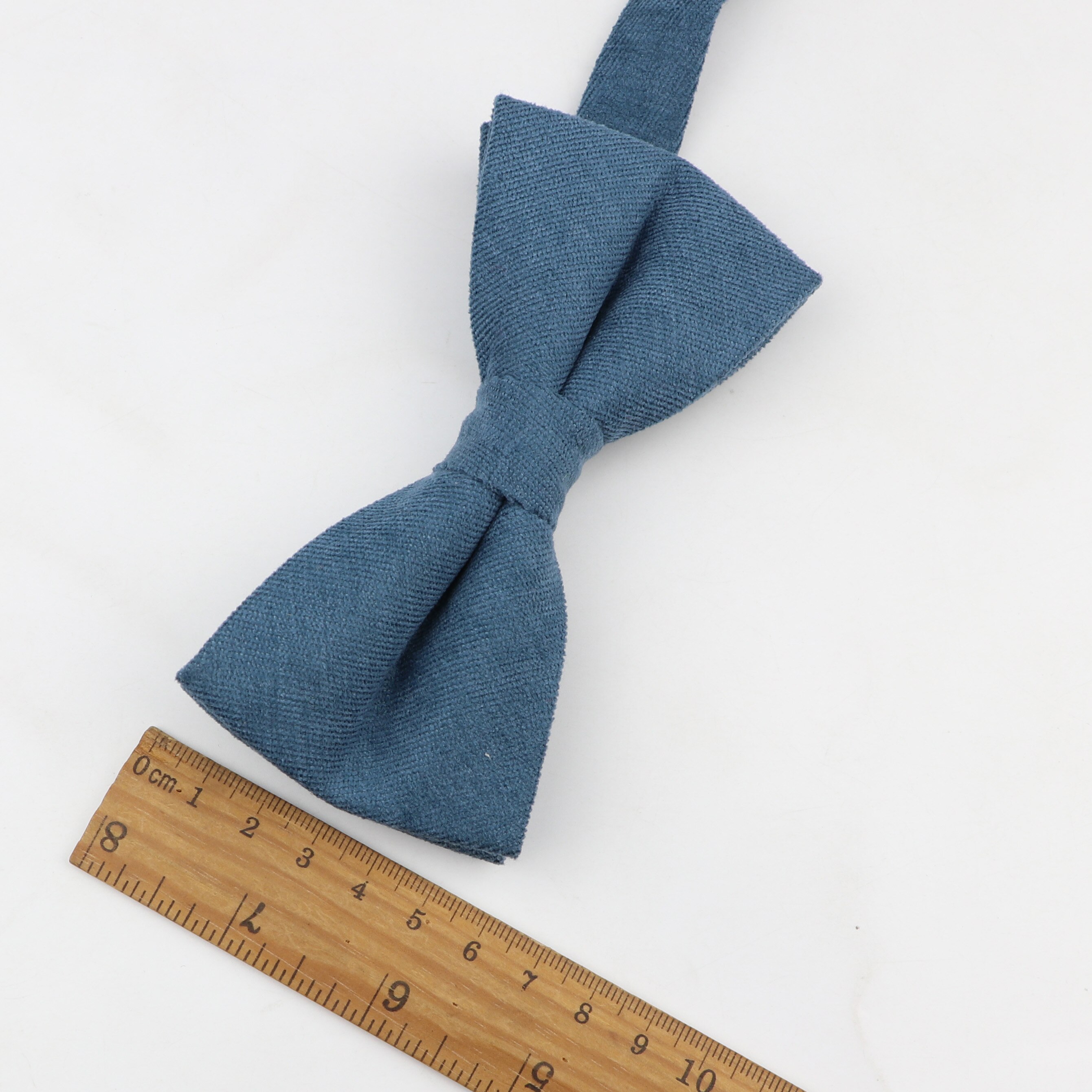 Nœud papillon en microdaim doux pour homme, couleur unie, Flexible, lisse, mat, motif décoratif, en coton