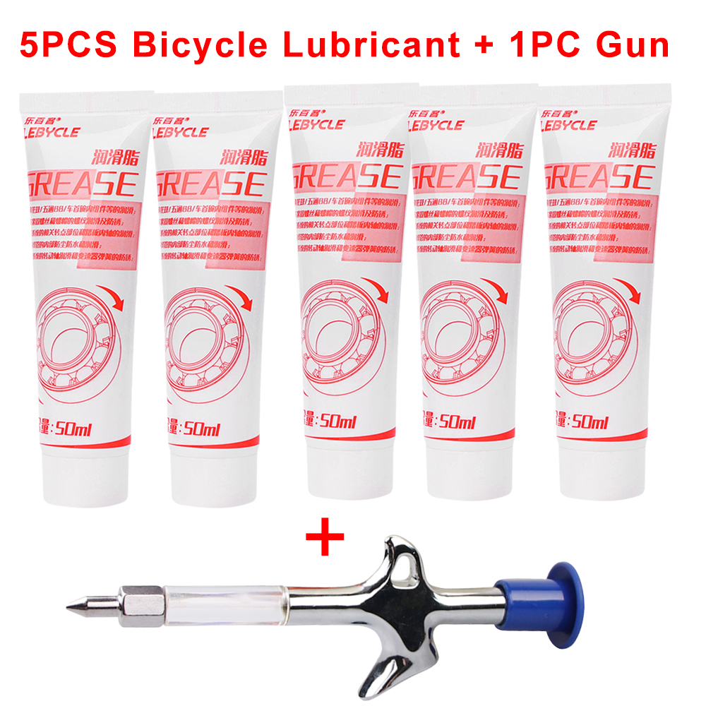 1-10 Stück Lebycle Bike Fahrrad Fett Schmier mittel MTB Fahrrad Öl für Nabe Tretlager Headset Gabel Schwungrad Kugellager Fahrrad Fett: gelbe farbe