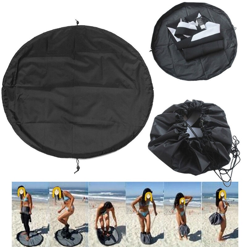 Strapazierfähige, wasserdichte neoprenanzug-umziehmatte, wasserdichter tauchanzug-umziehbeutel mit kordelzug für surfer und raftingboote