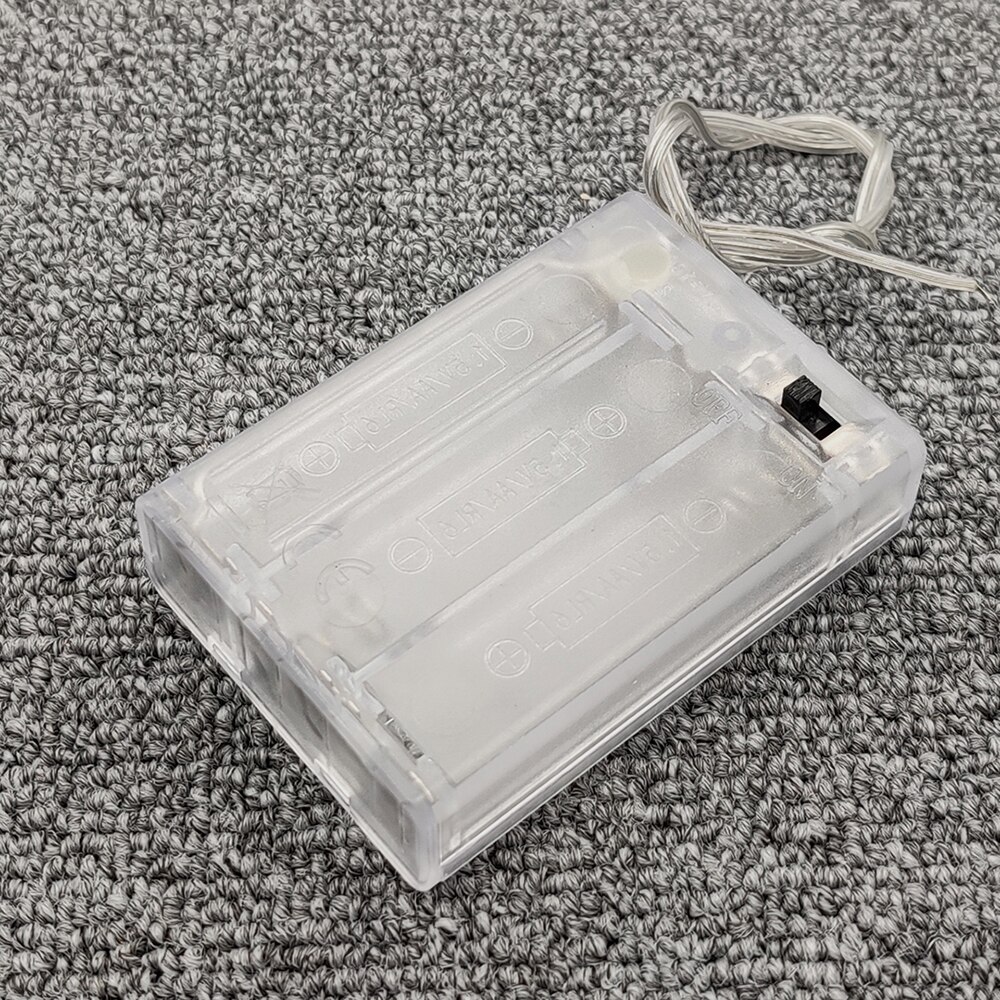 Batteri Oppbevaringsboks til AA Batterier - Batteriholder - Batteribeholder: 3 spor