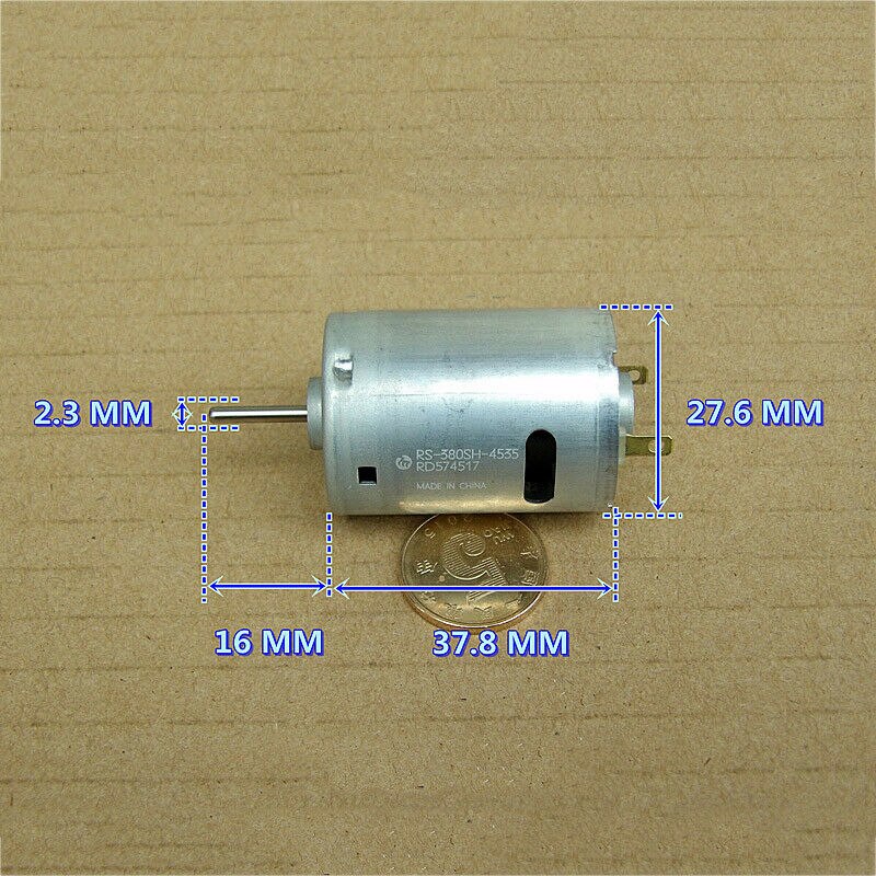 Mabuchi RS-380SH-4535 DC5V-12V 6V 7,2 V 20000RPM High Speed Elektrische DC Motor Spielzeug