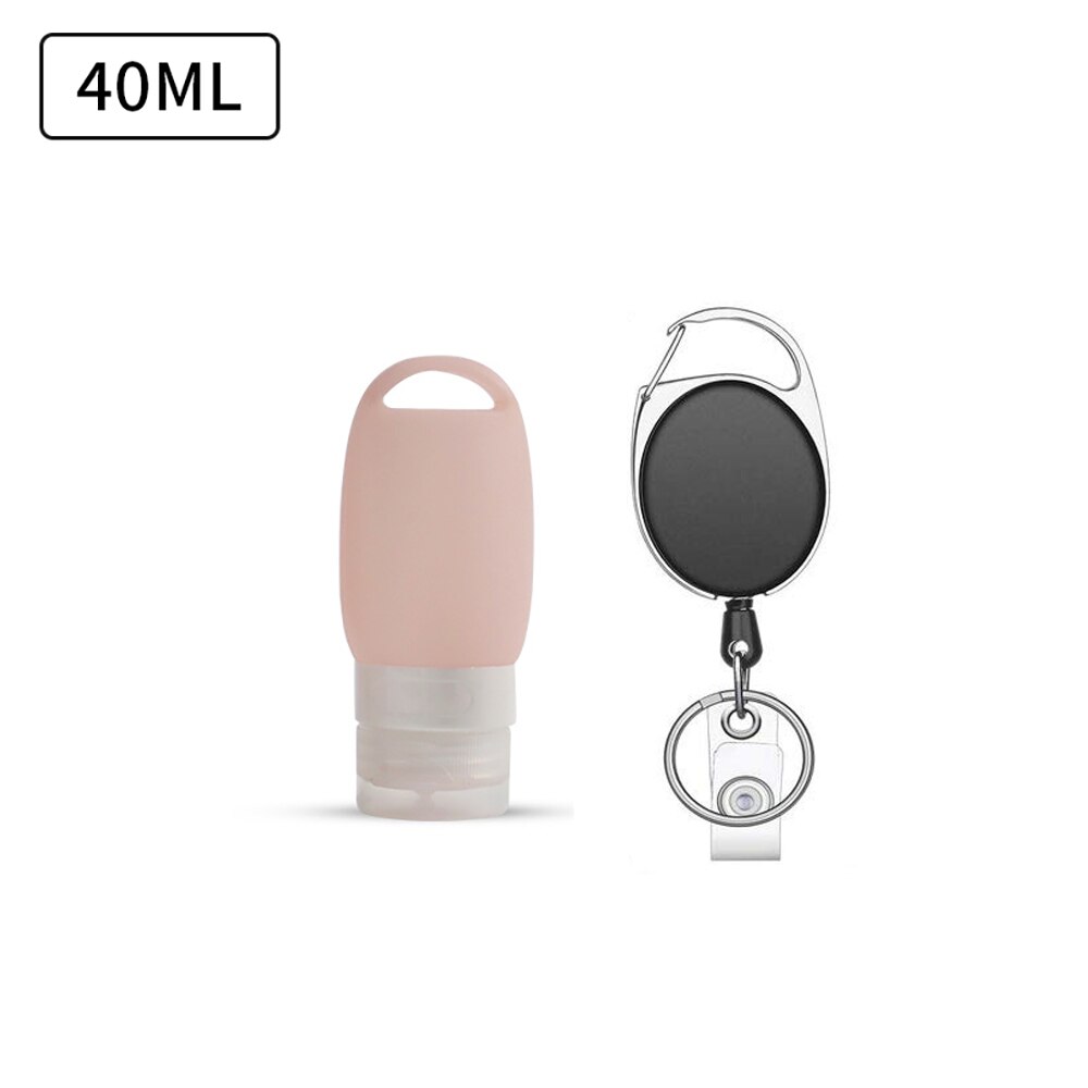 Travel Bottle Leakproof Silicone Refillable Squeezable Travel Tube with Keychain Hook for Cosmetic Toiletry Shampoo 40/60ml: 11