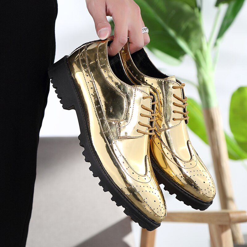 Leather Golf Shoes Mens Waterproof Golf Shoes Men England Style Anti-Skid Breathable Sneakers Casual Bussiness Golfs Shoes
