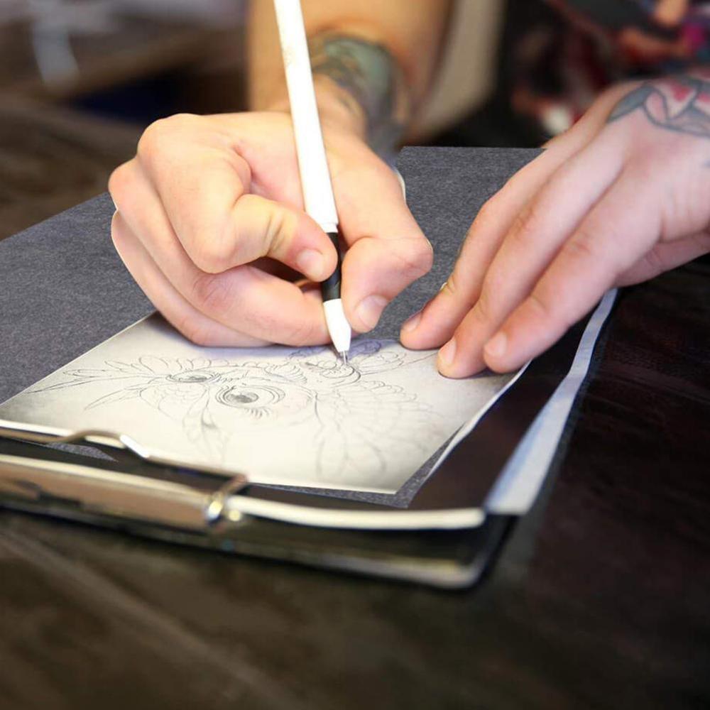 50Pcs/Set Black A4 Copy Carbon Paper Painting Tracing Reusable Graphite Paper Legible Tracing Accessories Office stationery