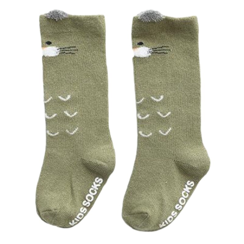 Winter Christmas Deer Sock Cute Wool 3D Straight Sock Baby Thermal Warm Animal Xmas Socks Socks Christmas For Kids: Cat