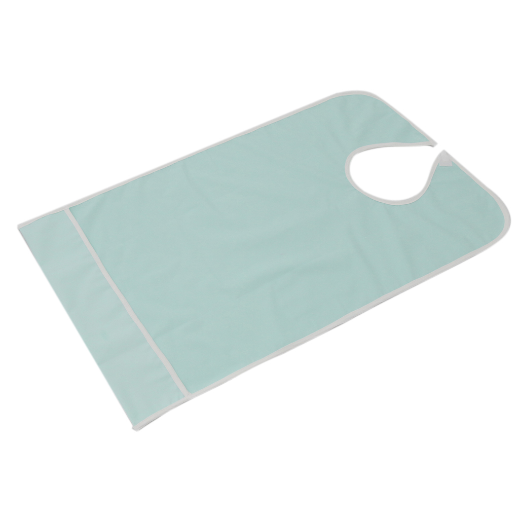 Baberos impermeables para adultos, Protector de ropa absorbente, delantal de ayuda para comedor con bolsillo, mantiene la hora de comer limpia