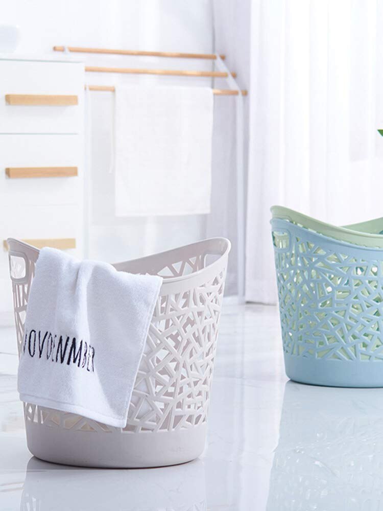 Panier à linge en plastique pour animaux domestiques, panier de rangement pour vêtements, jouets, vêtements sales
