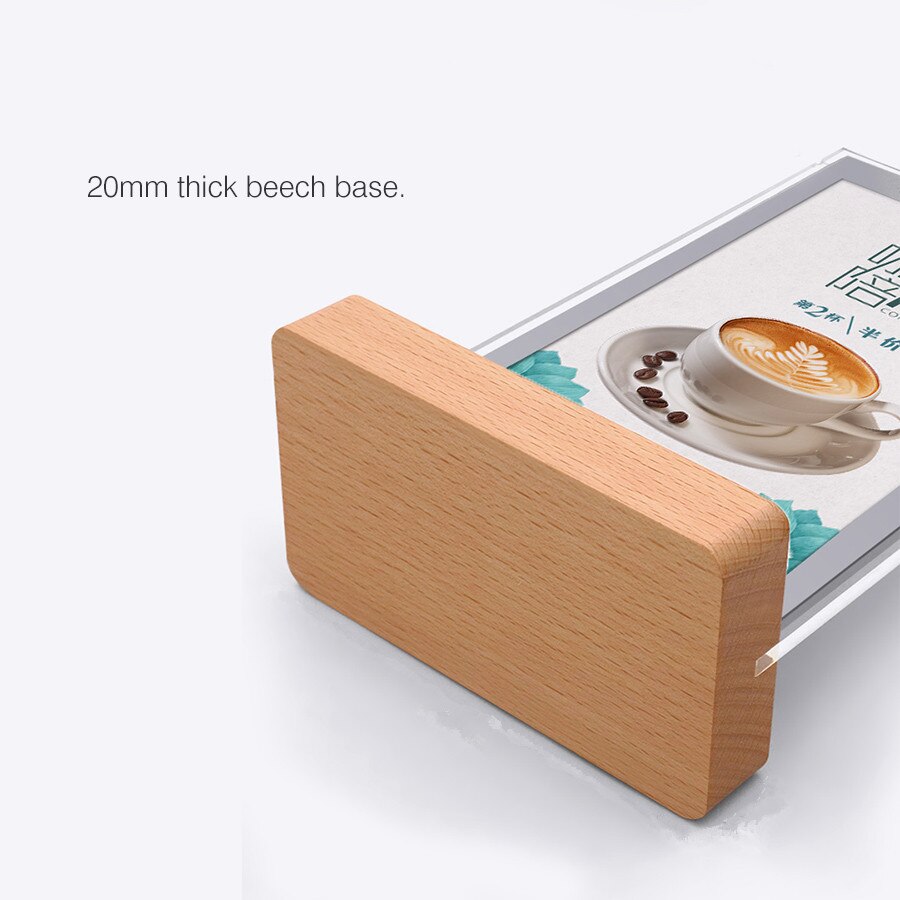 A5 210*148mm akryl restaurant bord menu skilt holder display stativ med plakat menu papir ramme